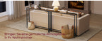 VASAGLE Console table, corridor table, narrow design, 15x100x80 cm, with charging station, Hook