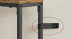 VASAGLE Console table, corridor table, narrow design, 15x100x80 cm, with charging station, Hook