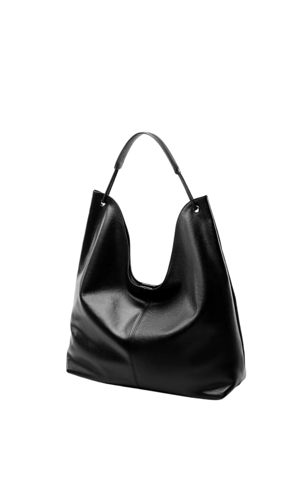 COWHIDE LEATHER | LARGE HOBO SHOULDER BAG