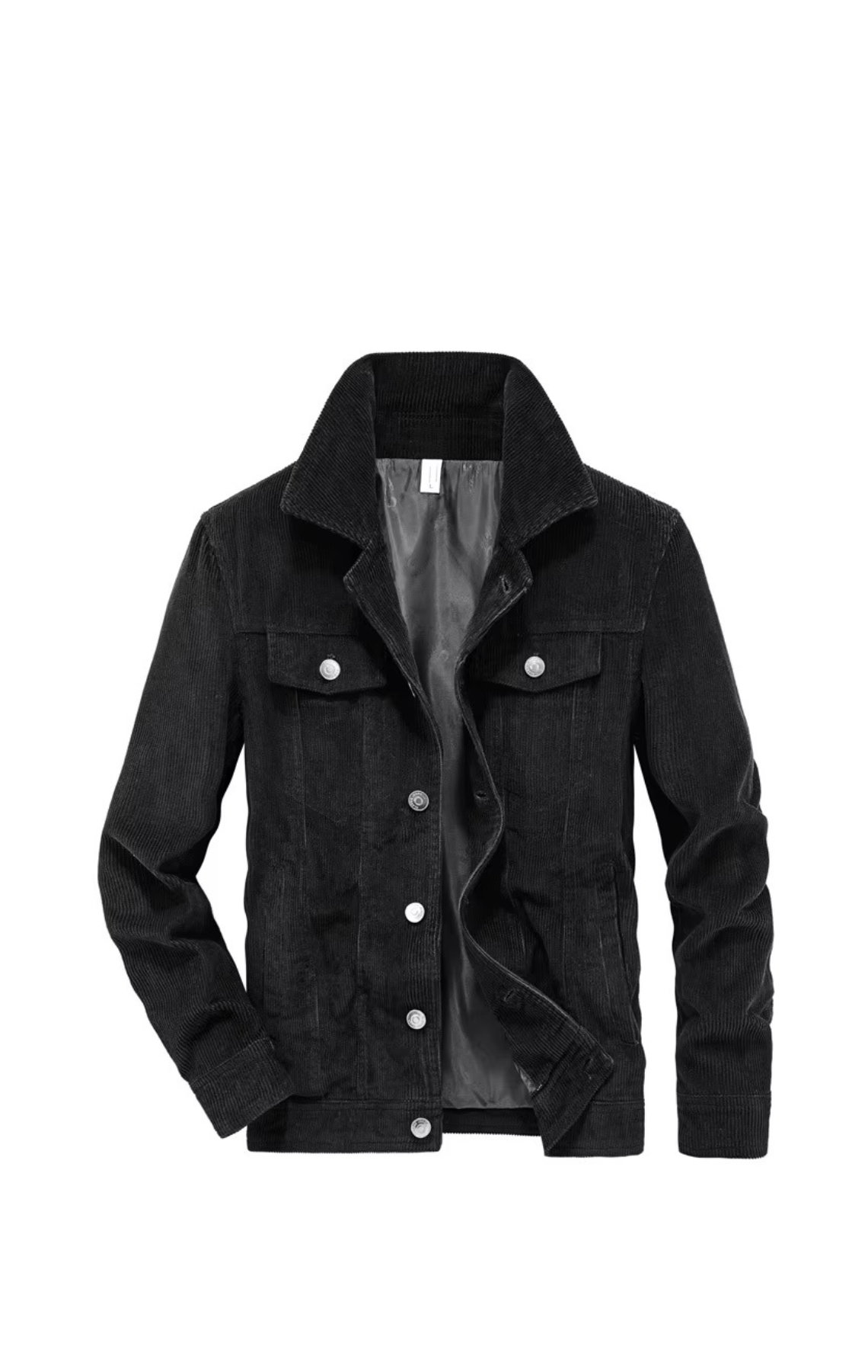 Men’s corduroy jacket in gray / black / khaki / coffee