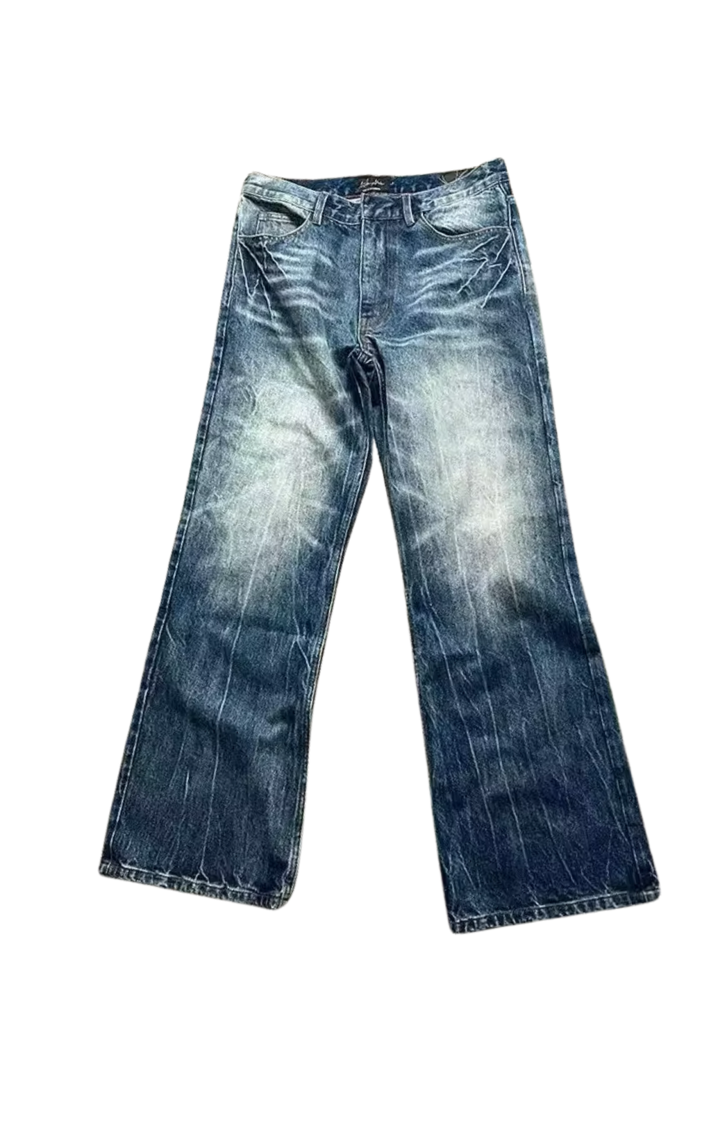 VINTAGE WASHED BOOTCUT JEANS