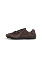Maden Coffee Brown German Army Trainers | Pigskin Suede Sneakers