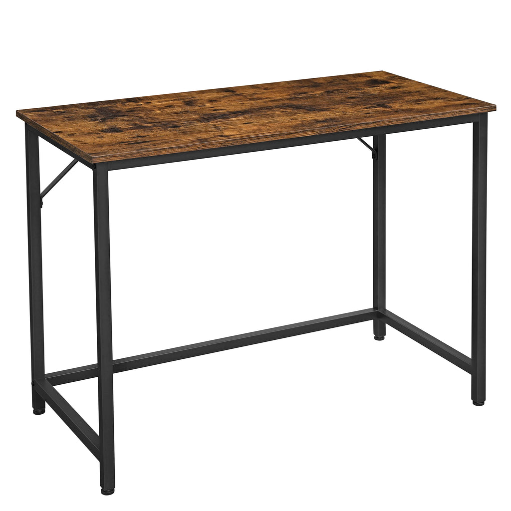 VASAGLE Desk, computer table, office table, for study, bedroom, 50x100x75 cm, industrial design
