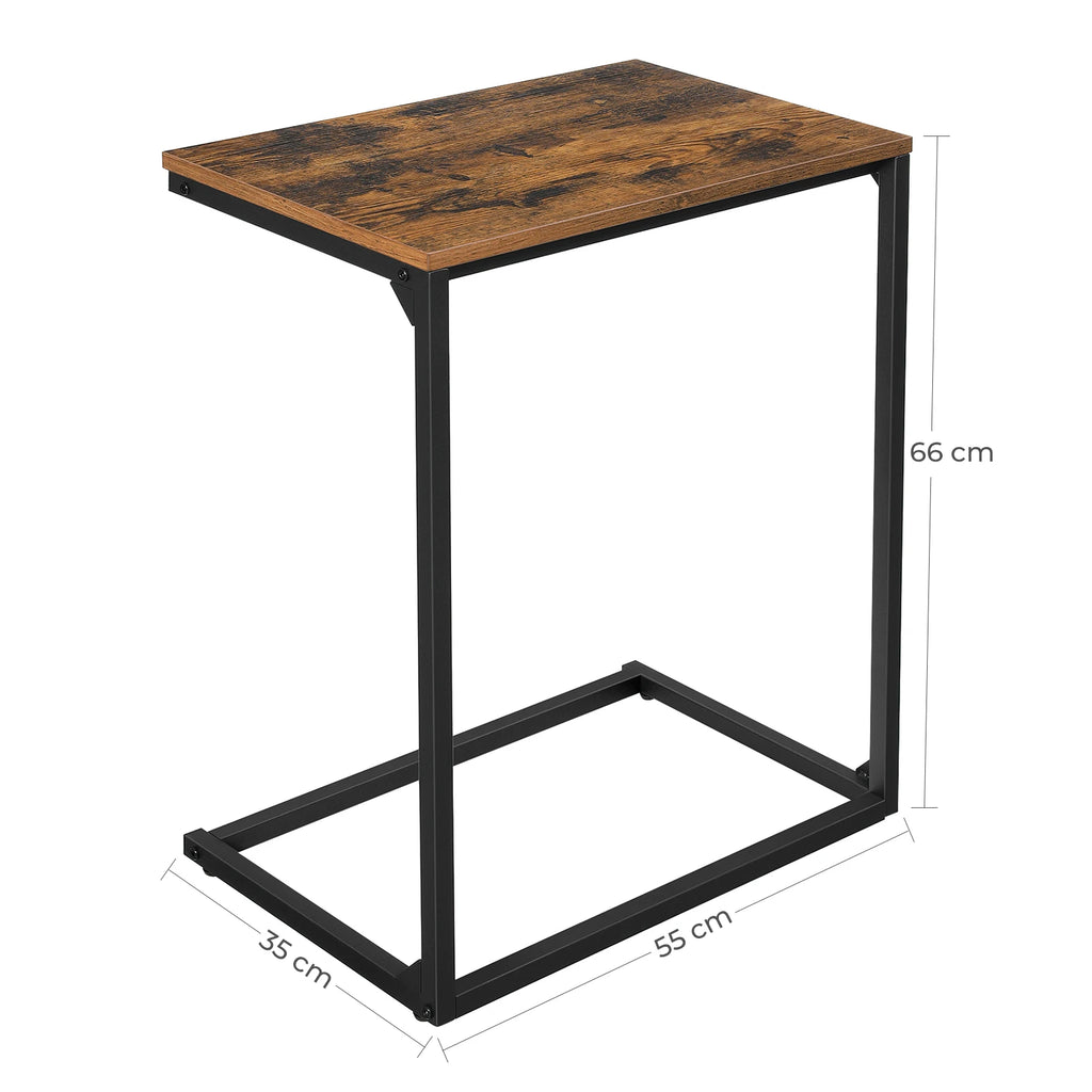VASAGLE side table couch, Small sofa table, coffee table, Bedroom, living room