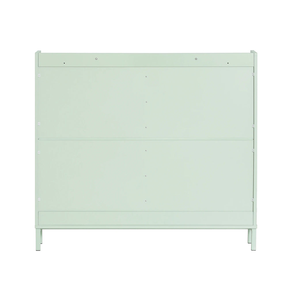 SoBuy FSR100 4 flap shoe rack 8 shelf surface shoe cabinet narrow shoe chest of drawers shoe shelf