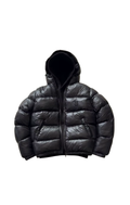 UNISEX PADDED PUFFER JACKET - WHITE / BLACK
